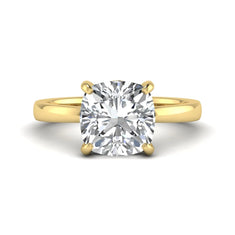 OctaPearl 3.5 ct Cushion Cut Lab Grown Diamond Solitaire Engagement Ring
