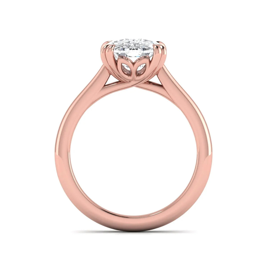 OctaPearl 2.5 ct Cushion Solitaire Lab Grown Diamond Engagement Ring