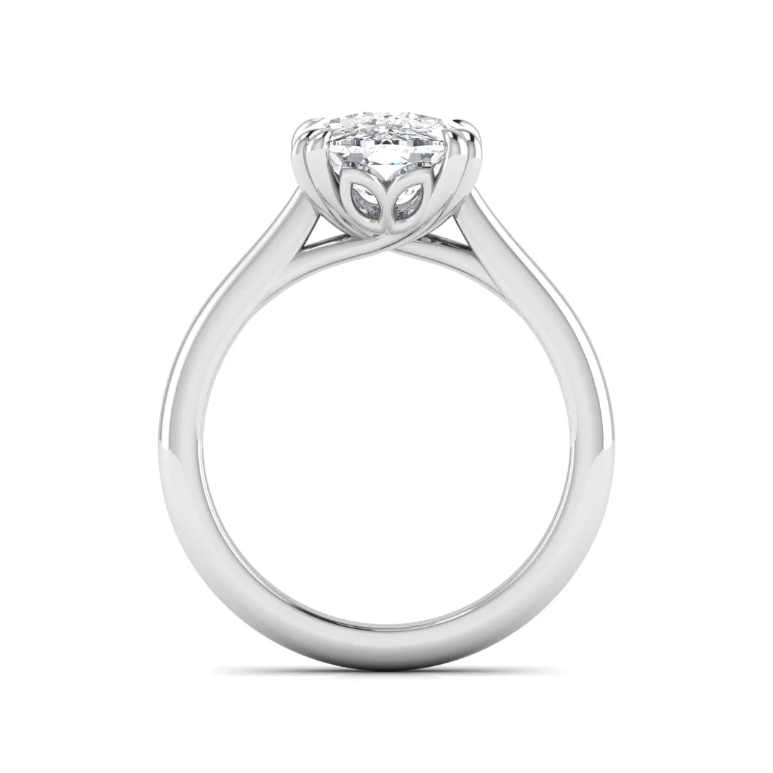 OctaPearl 2.5 ct Cushion Solitaire Lab Grown Diamond Engagement Ring