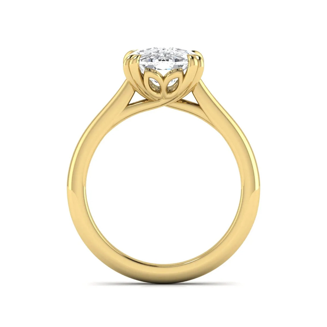 OctaPearl 2.5 ct Cushion Solitaire Lab Grown Diamond Engagement Ring