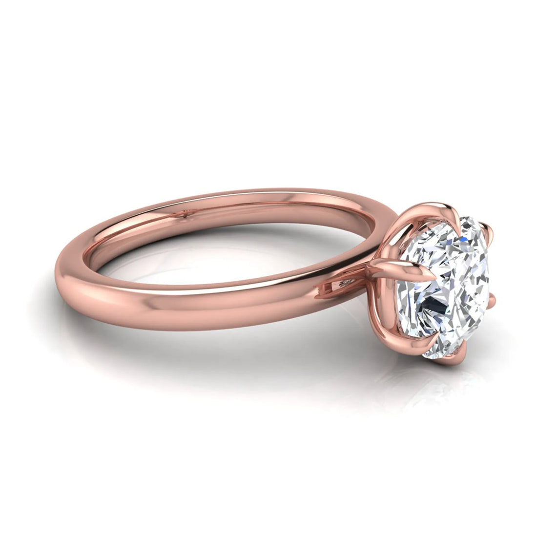 OctaPearl 1.5 ct Cushion Solitaire Lab Grown Diamond Engagement Ring