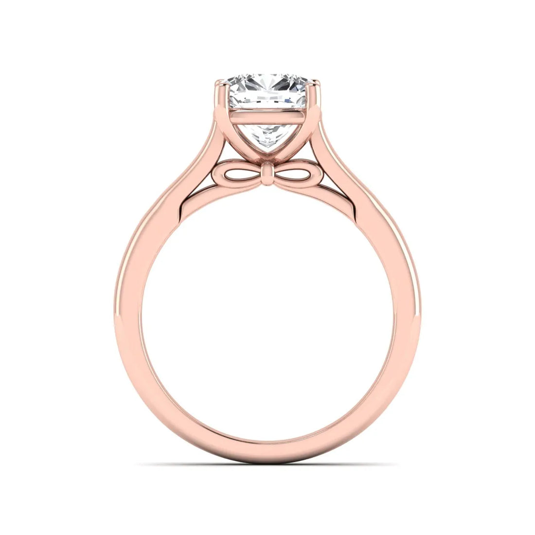 OctaPearl 1.5 ct Cushion Solitaire Lab Grown Diamond Engagement Ring