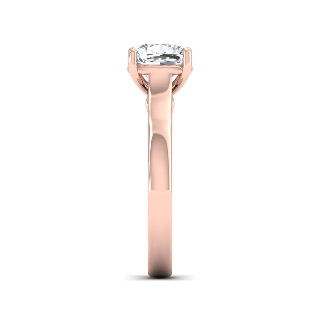 OctaPearl 1.5 ct Cushion Solitaire Lab Grown Diamond Engagement Ring