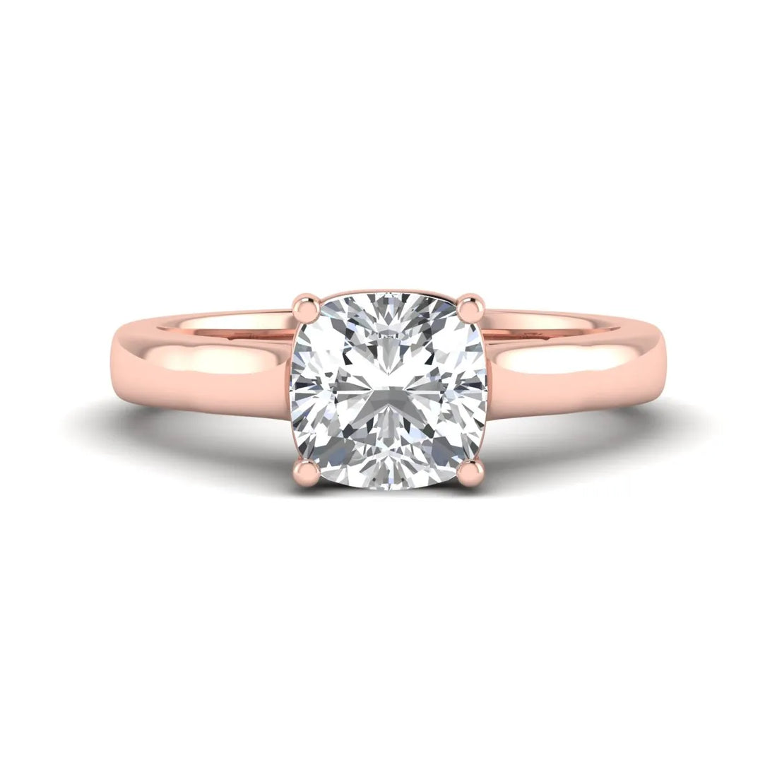 OctaPearl 1.5 ct Cushion Solitaire Lab Grown Diamond Engagement Ring