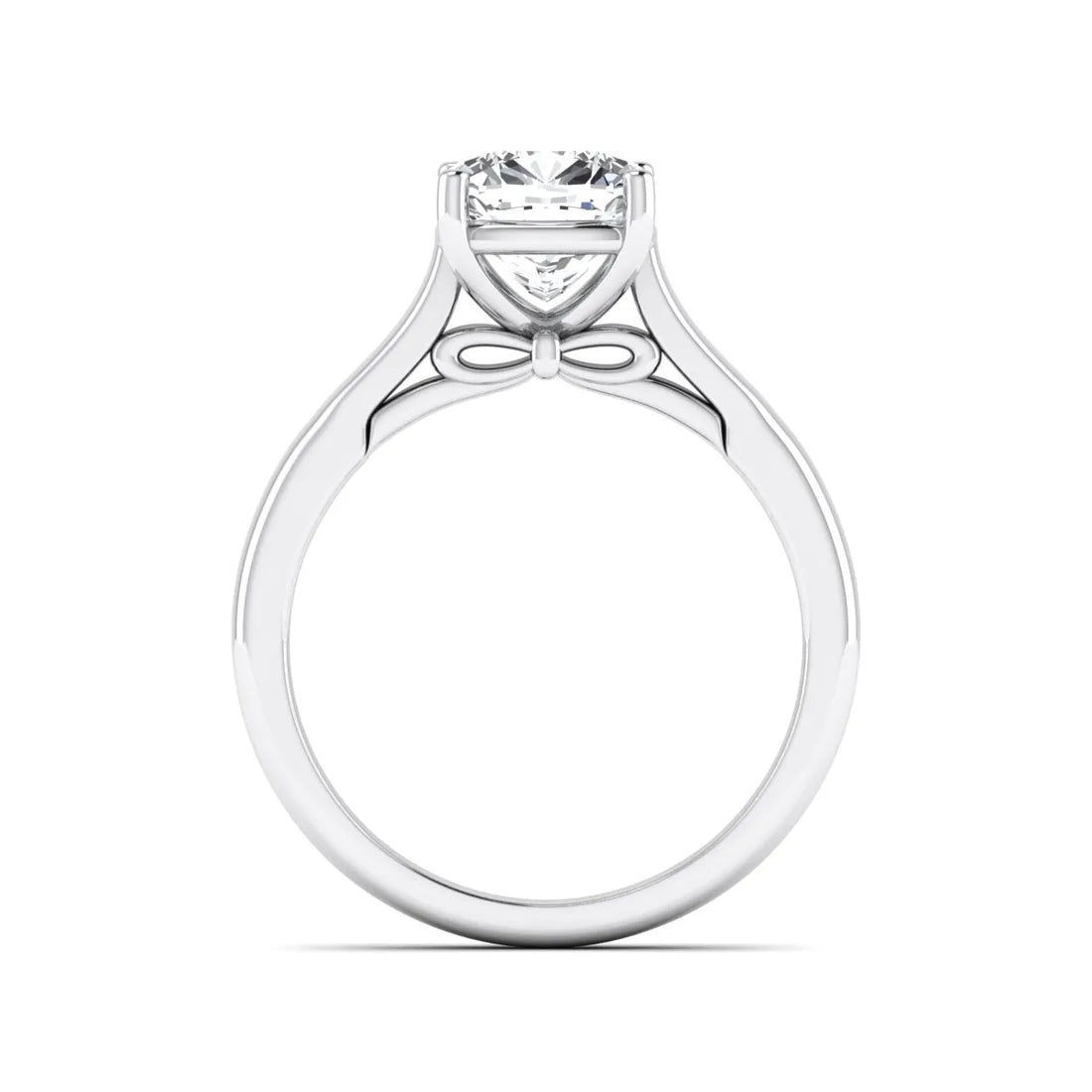 OctaPearl 1.5 ct Cushion Solitaire Lab Grown Diamond Engagement Ring