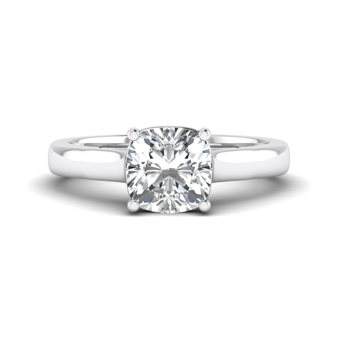 OctaPearl 1.5 ct Cushion Solitaire Lab Grown Diamond Engagement Ring