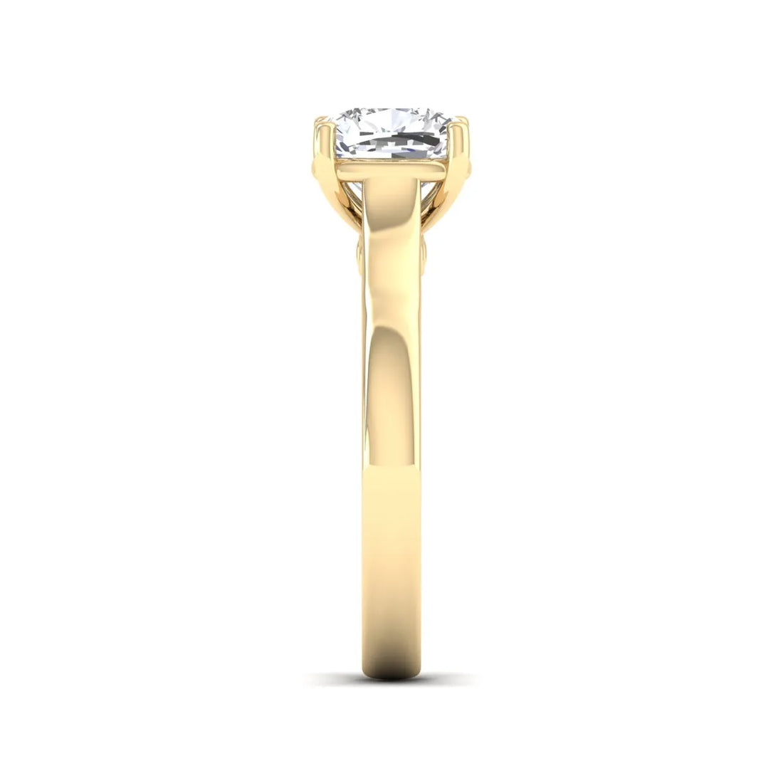 OctaPearl 1.5 ct Cushion Solitaire Lab Grown Diamond Engagement Ring