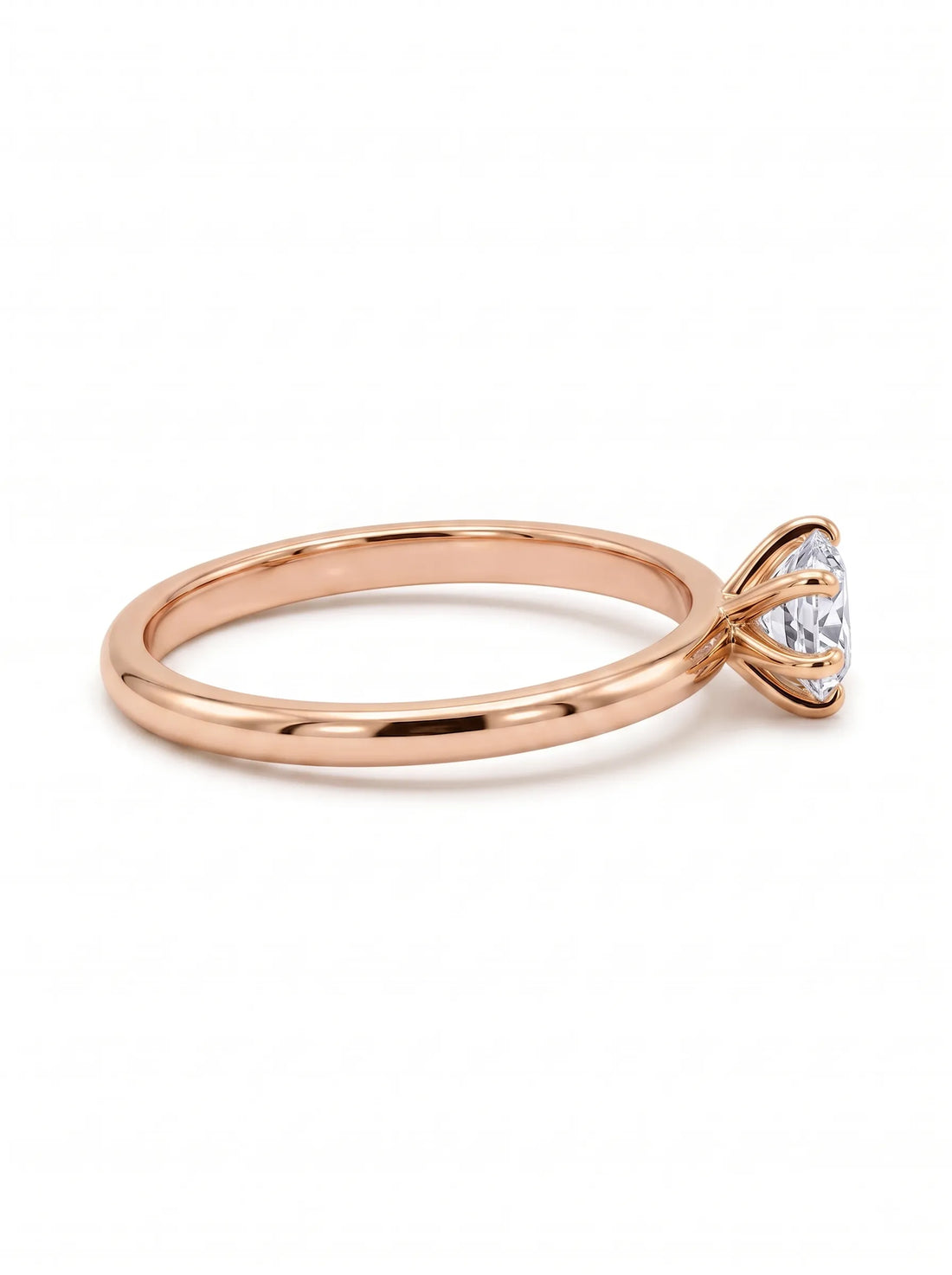 OctaPearl 1 ct East-West Marquise Lab Grown Diamond Solitaire Engagement Ring