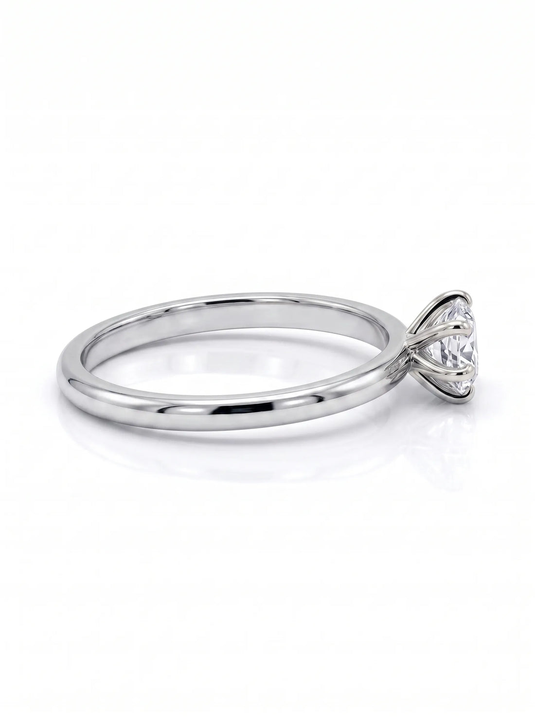 OctaPearl 1 ct East-West Marquise Lab Grown Diamond Solitaire Engagement Ring