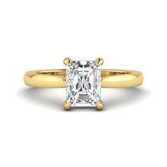 OctaPearl 1.5 ct Emerald Cut Lab Grown Diamond Solitaire Engagement Ring