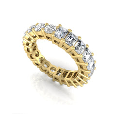 OctaPearl Full Eternity Lab Grown Diamond Stackable Wedding Band - alternate view