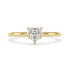 OctaPearl 1 ct Heart Cut Lab Grown Diamond Solitaire Engagement Ring