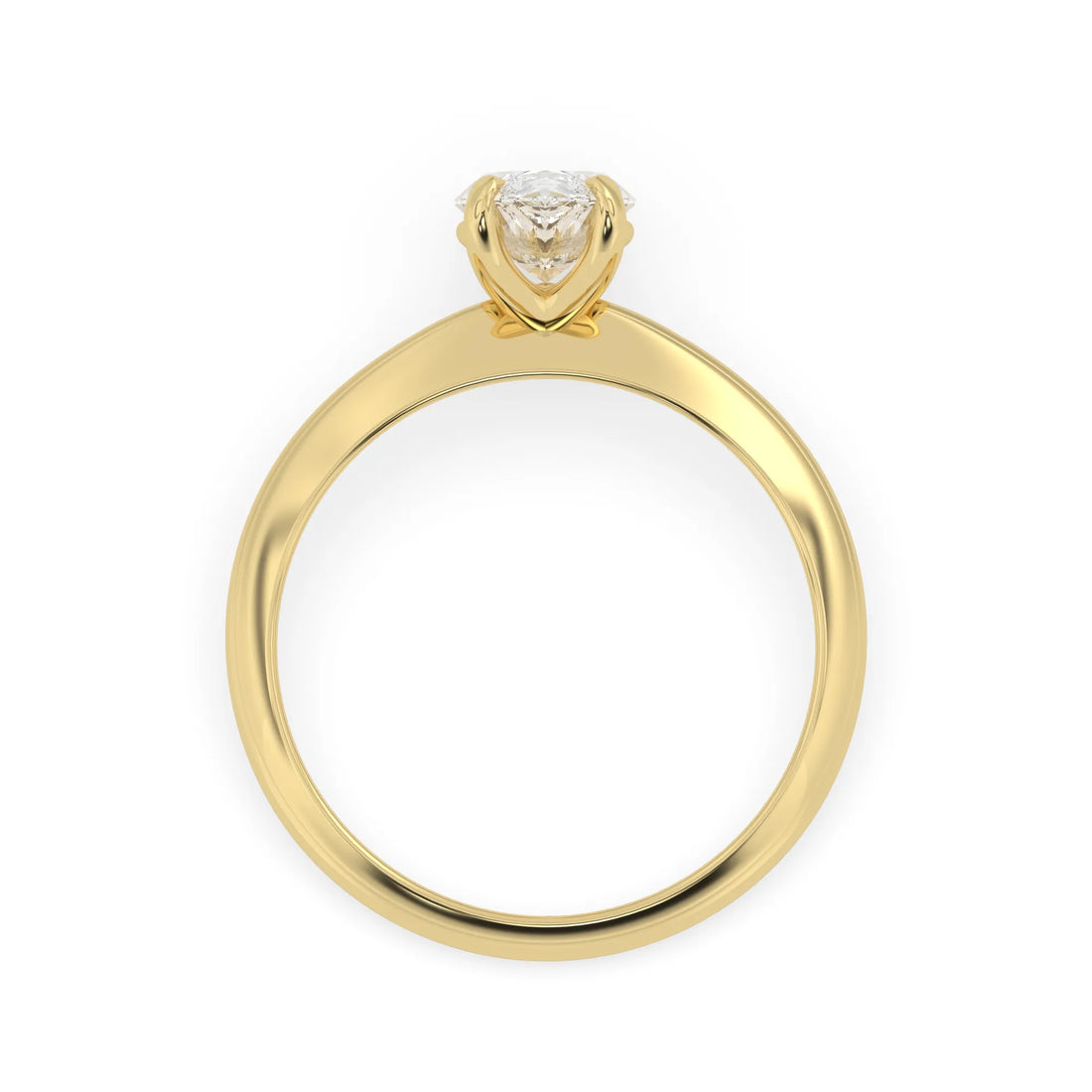OctaPearl Marquise Cut Solitaire Engagement Ring