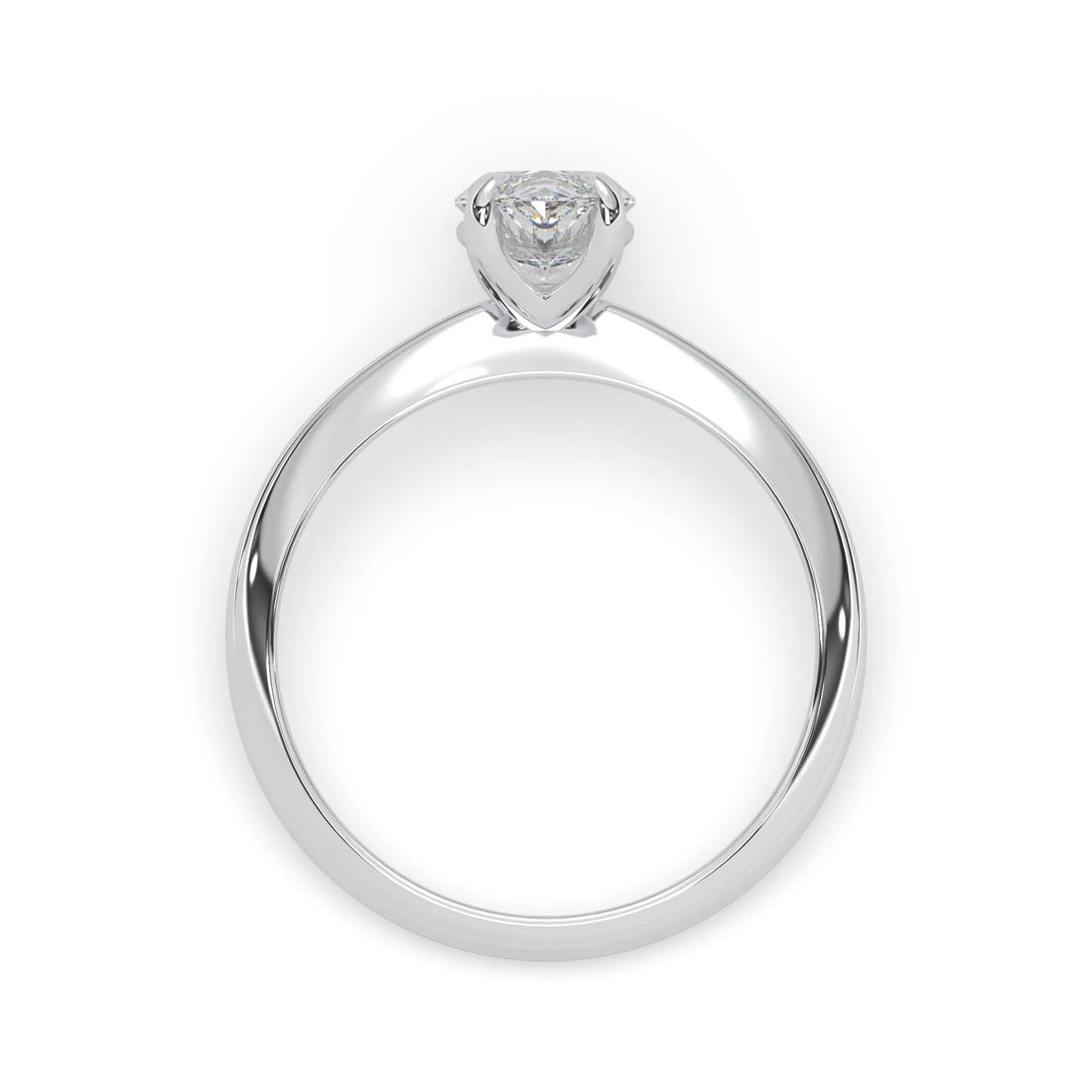 OctaPearl Marquise Cut Solitaire Engagement Ring