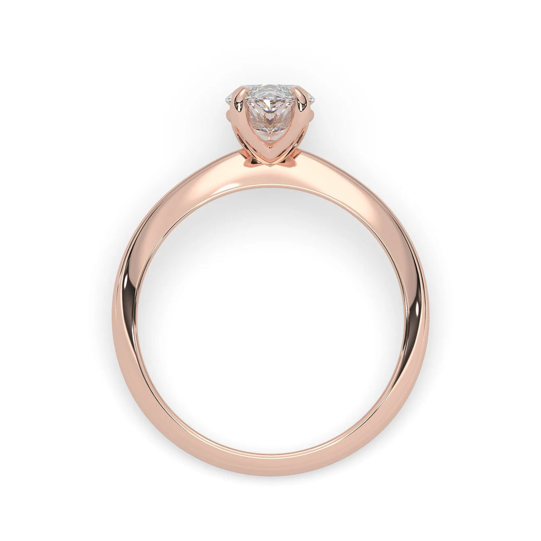 OctaPearl Marquise Cut Solitaire Engagement Ring
