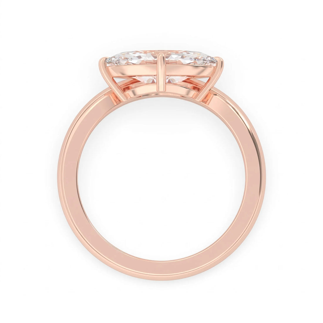 OctaPearl 1.5 ct Marquise Lab Grown Diamond Solitaire Engagement Ring