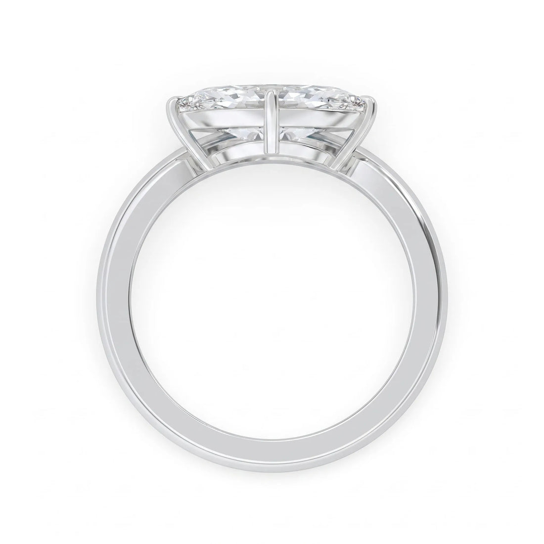 OctaPearl 1.5 ct Marquise Lab Grown Diamond Solitaire Engagement Ring