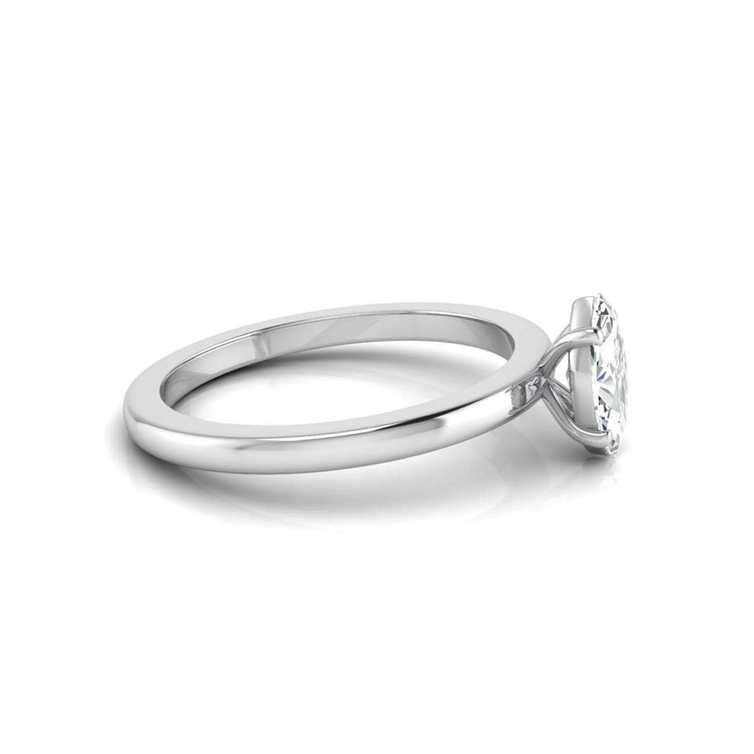 OctaPearl 1.5 ct Marquise Prong Set Lab Grown Diamond Solitaire Engagement Ring