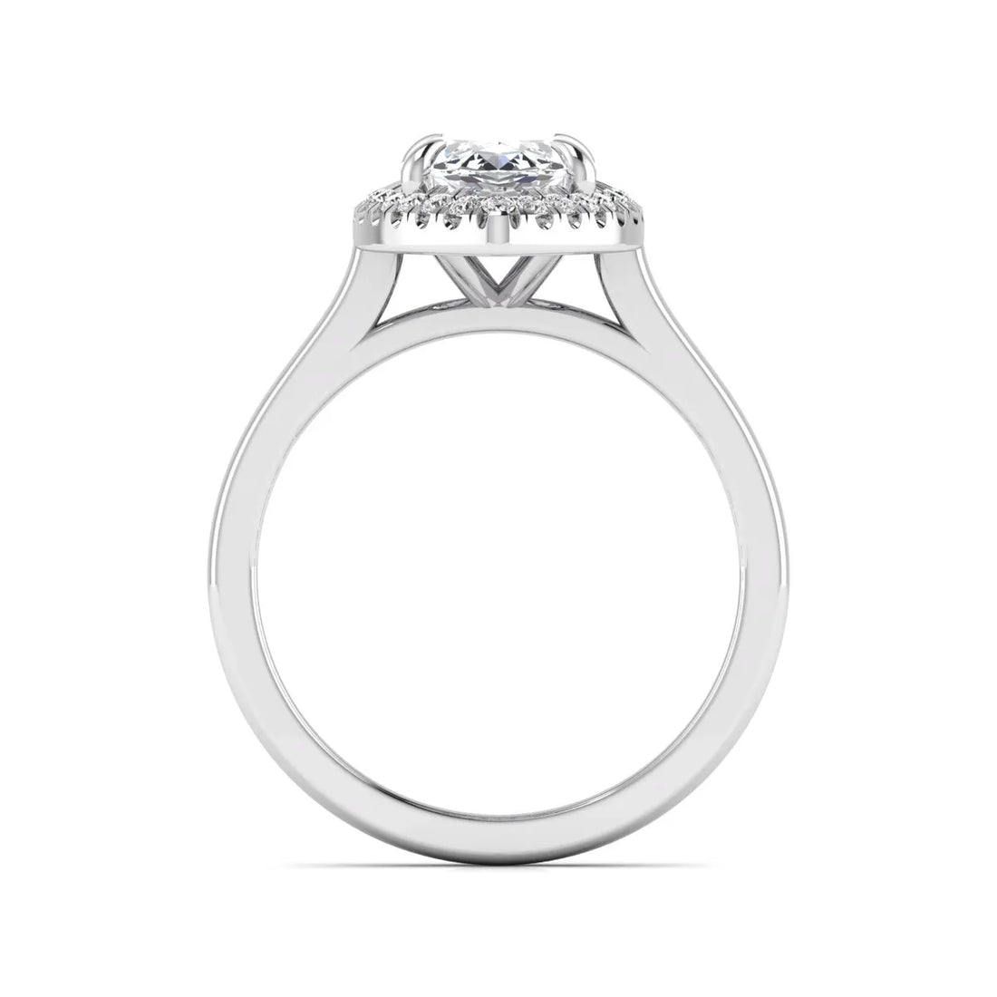 OctaPearl 2.5 ct Marquise Halo Lab Grown Diamond Engagement Ring