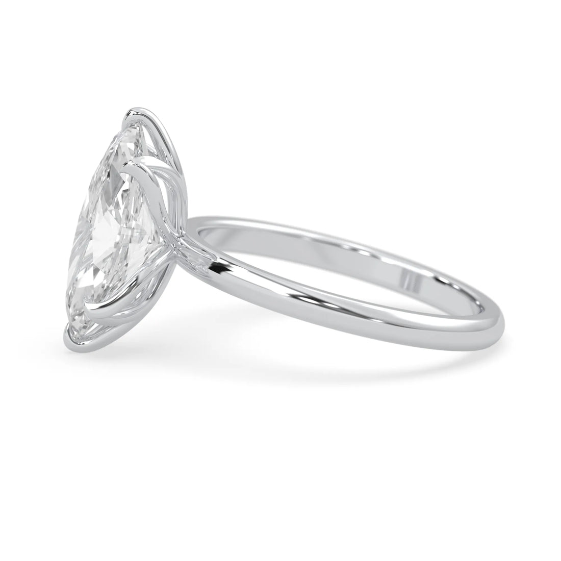 OctaPearl 2.5 ct Marquise Cut Lab Grown Diamond Solitaire Engagement Ring