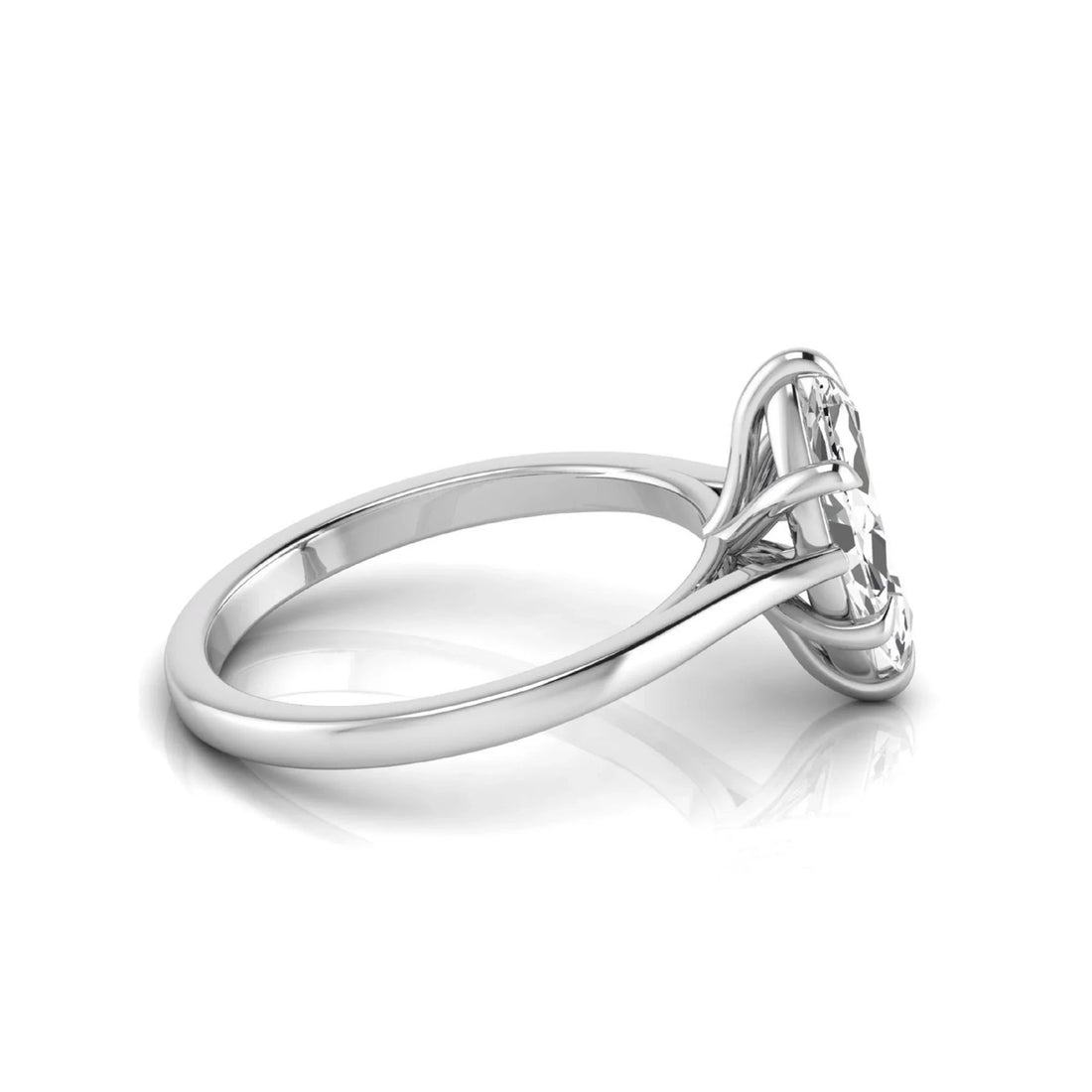 OctaPearl 1.5 ct Marquise Cut Solitaire Lab Grown Diamond Engagement Ring