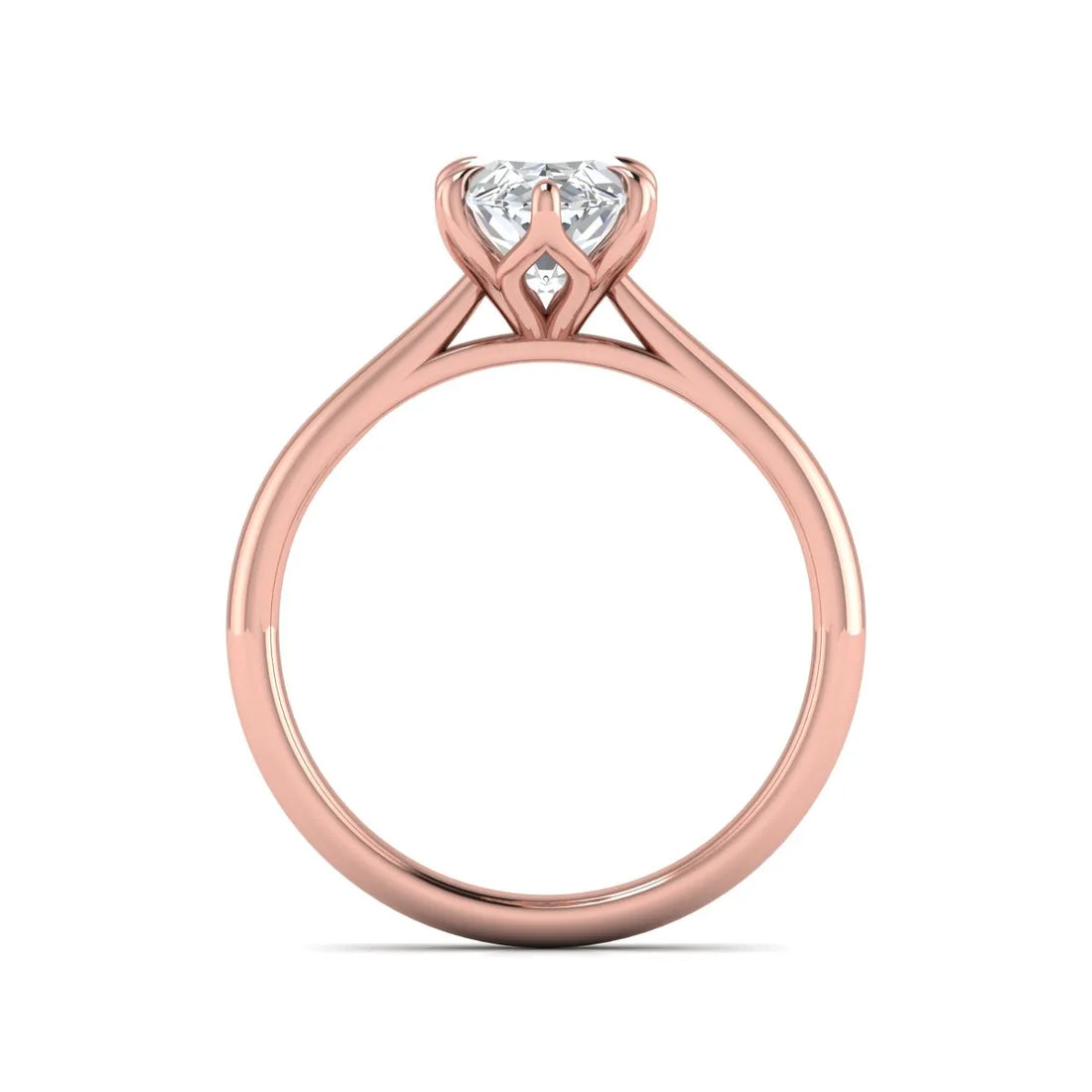 OctaPearl 2.5 ct Marquise Solitaire Lab Grown Diamond Engagement Ring
