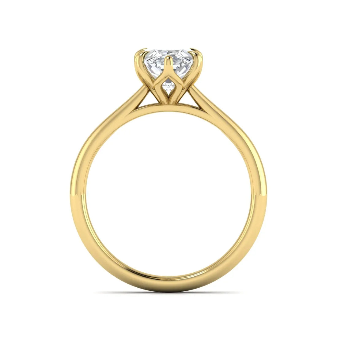 OctaPearl 2.5 ct Marquise Solitaire Lab Grown Diamond Engagement Ring