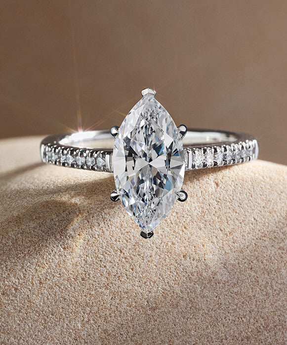Lab-grown engagement rings