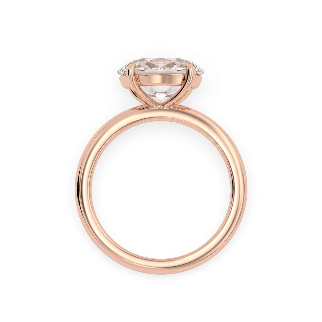 OctaPearl 1.5 ct Oval Solitaire Lab Grown Diamond Engagement Ring