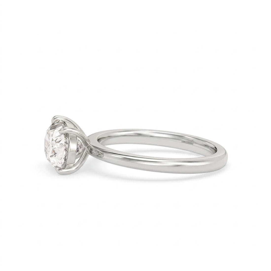 OctaPearl 1.5 ct Oval Solitaire Lab Grown Diamond Engagement Ring