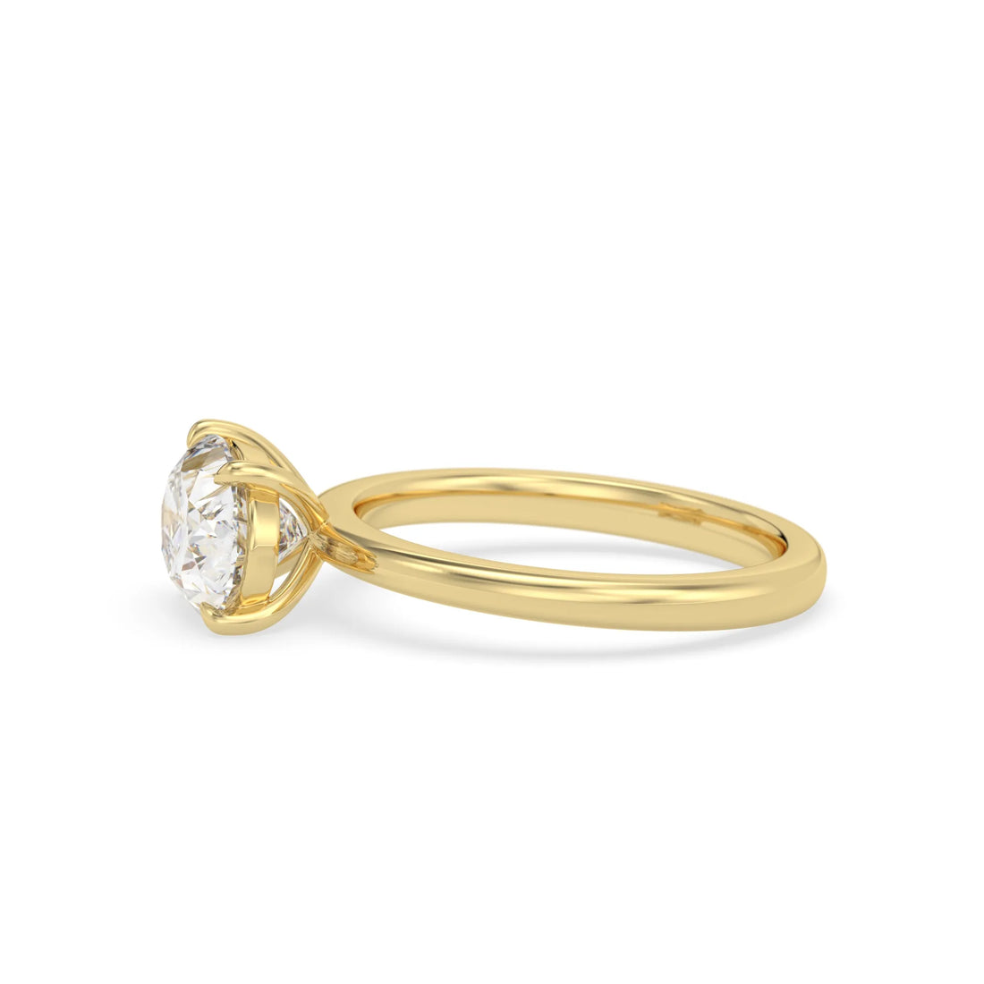 OctaPearl 1.5 ct Oval Solitaire Lab Grown Diamond Engagement Ring