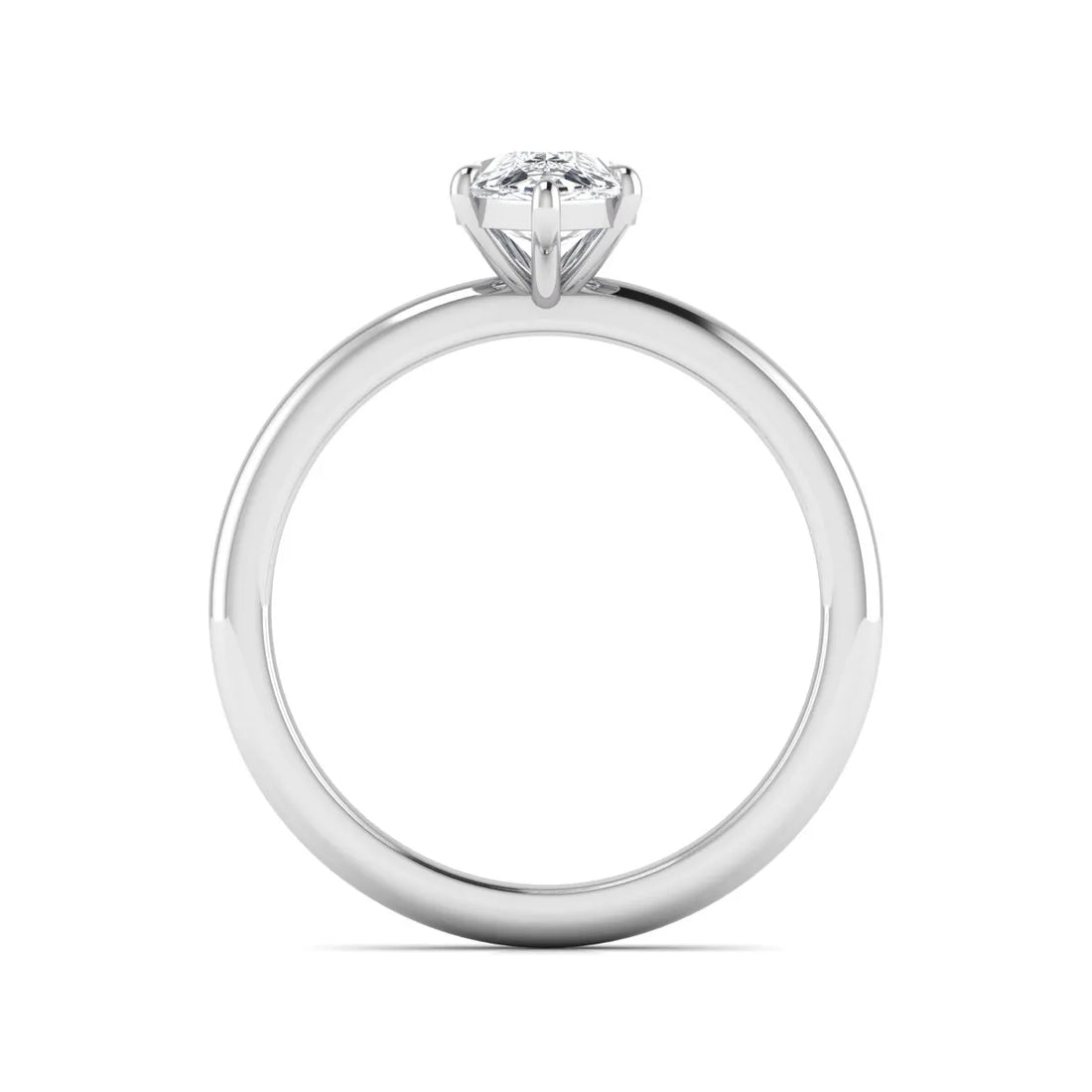 OctaPearl 1.5 ct Pear Solitaire Lab Grown Diamond Engagement Ring