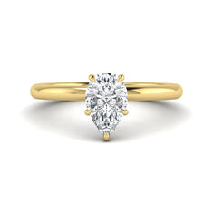 OctaPearl 1.5 ct Pear Solitaire Lab Grown Diamond Engagement Ring