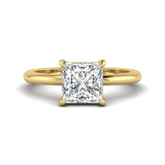 OctaPearl 2.5 ct Princess Cut Lab Grown Diamond Solitaire Engagement Ring