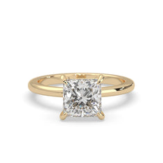 OctaPearl Princess Cut Solitaire Lab Grown Diamond Engagement Ring