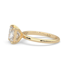 OctaPearl Princess Cut Solitaire Lab Grown Diamond Engagement Ring - alternate view
