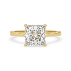 OctaPearl 3.5 ct Princess Cut Lab Grown Diamond Solitaire Engagement Ring