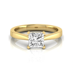 OctaPearl 1 ct Princess Solitaire Lab Grown Diamond Engagement Ring