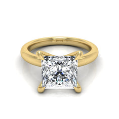 OctaPearl 2 ct Princess Solitaire Lab Grown Diamond Engagement Ring