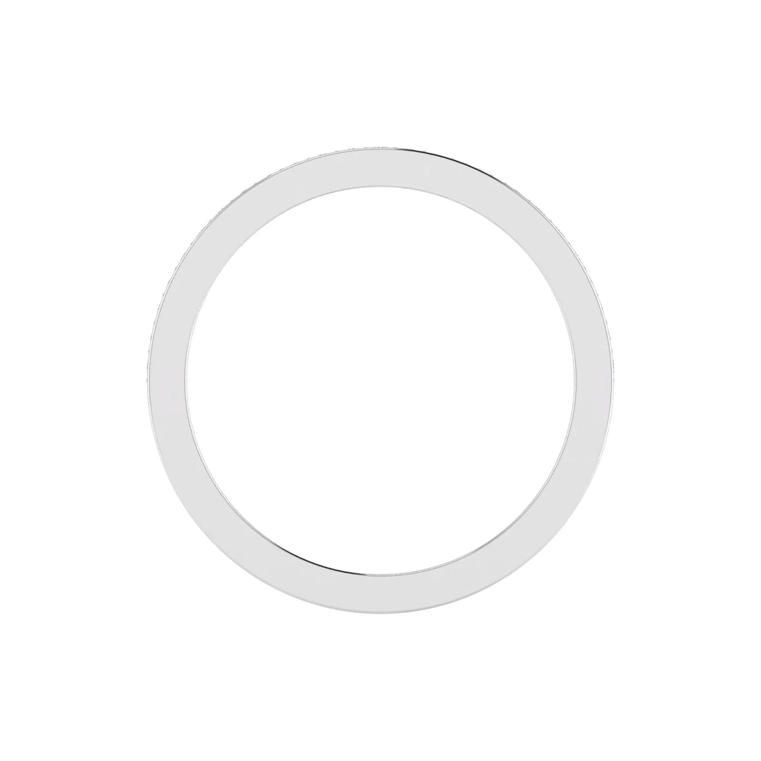 OctaPearl Minimalist Half Eternity Lab Grown Diamond Delicate Band