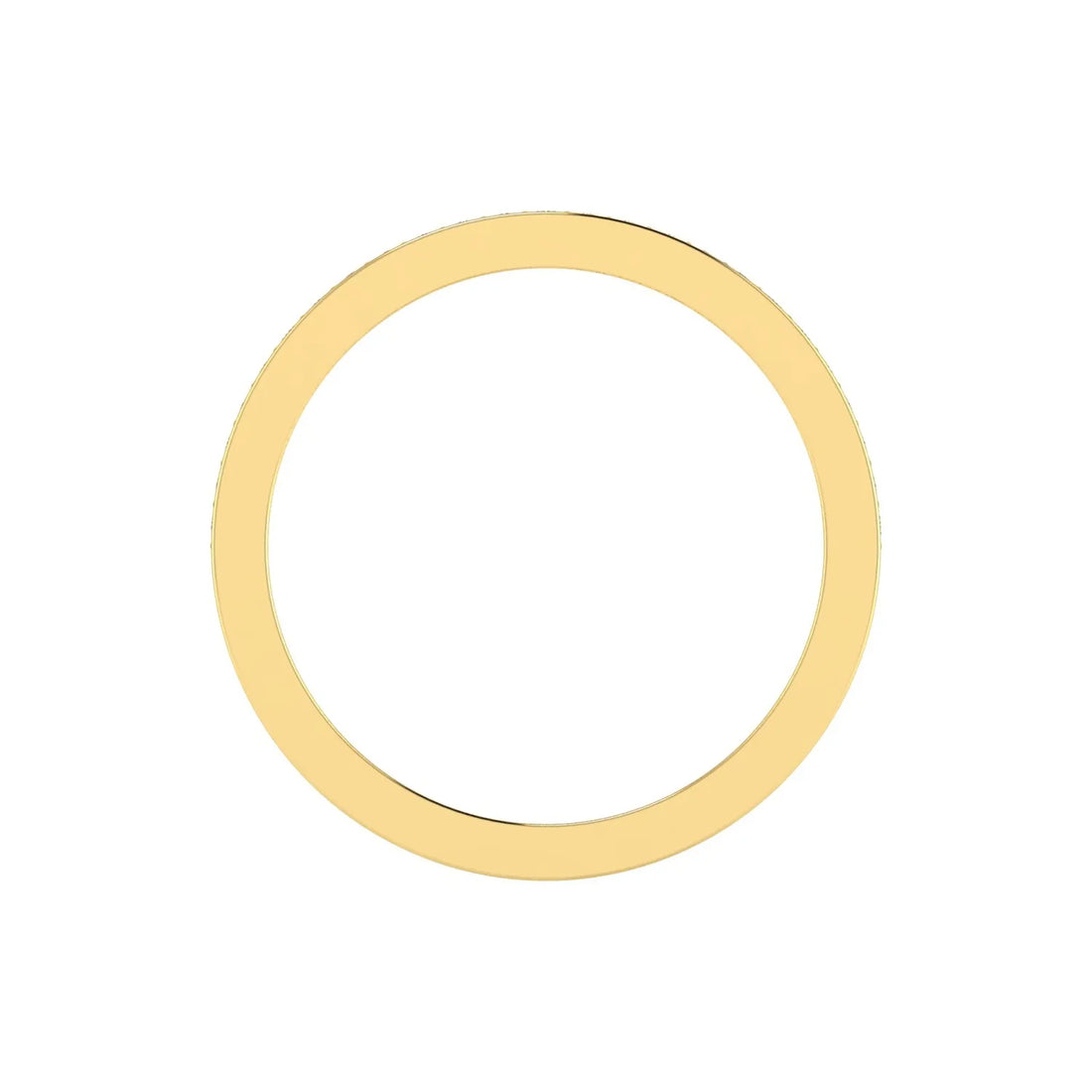 OctaPearl Minimalist Half Eternity Lab Grown Diamond Delicate Band