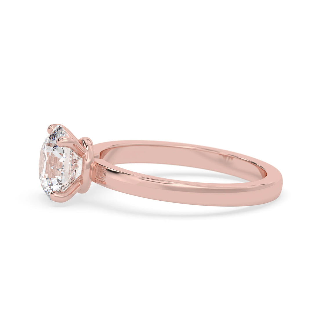 OctaPearl 2.04 ct Round Cut Lab Grown Diamond Solitaire Engagement Ring