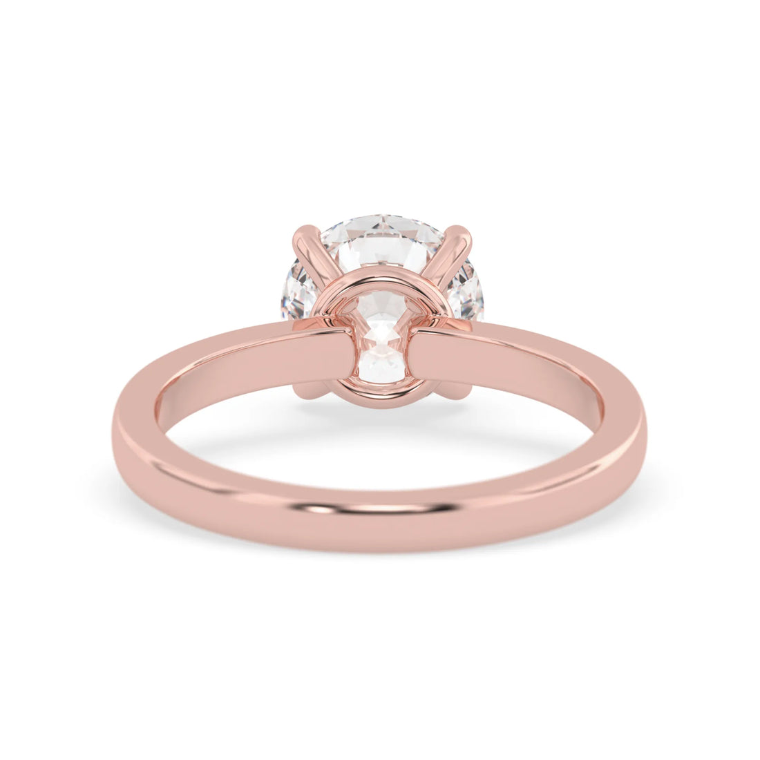 OctaPearl 2.04 ct Round Cut Lab Grown Diamond Solitaire Engagement Ring