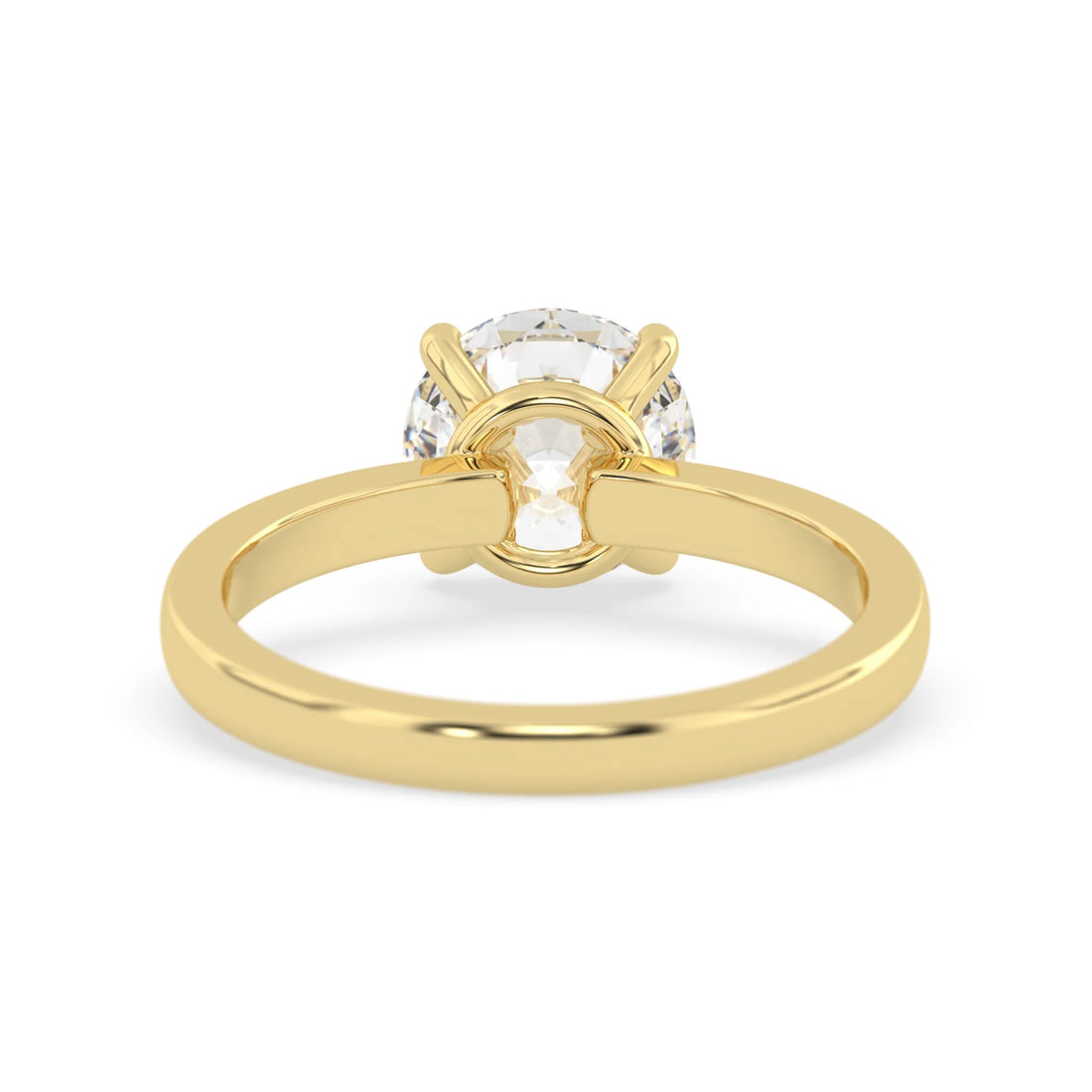 OctaPearl 2.04 ct Round Cut Lab Grown Diamond Solitaire Engagement Ring