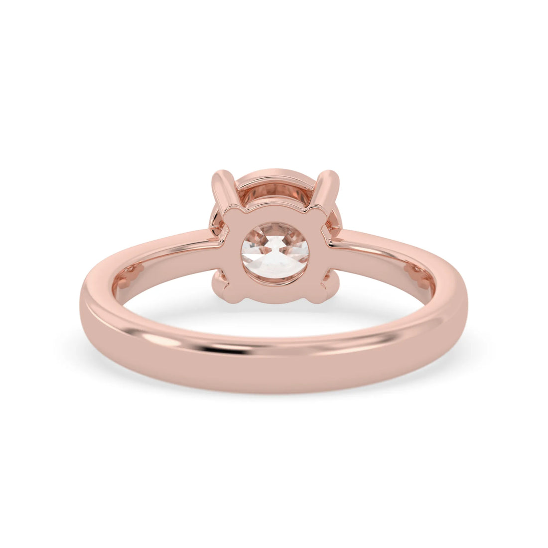OctaPearl 1.5 ct Round Cut Lab Grown Diamond Solitaire Engagement Ring