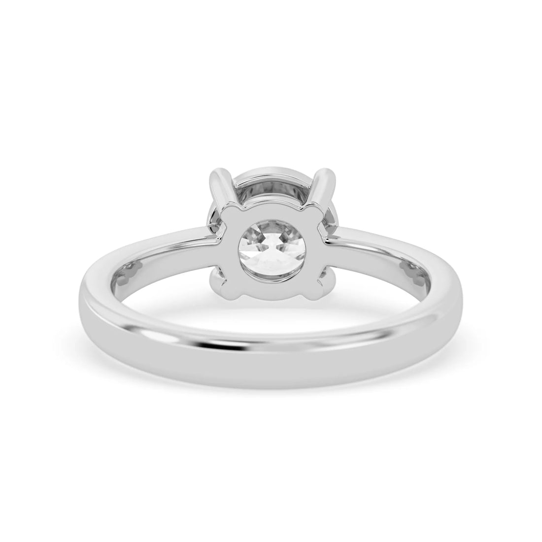 OctaPearl 1.5 ct Round Cut Lab Grown Diamond Solitaire Engagement Ring