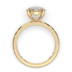 OctaPearl Round Cut Solitaire Lab Grown Diamond Engagement Ring - alternate view