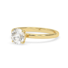 OctaPearl 1.5 ct Round Lab Grown Diamond Solitaire Engagement Ring - alternate view