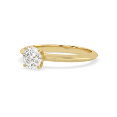 OctaPearl Round Lab Grown Diamond Solitaire Engagement Ring - alternate view