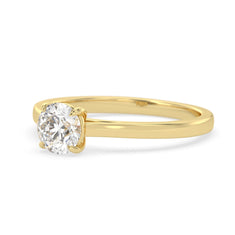 OctaPearl 1 ct Round Lab Grown Diamond Solitaire Engagement Ring - alternate view